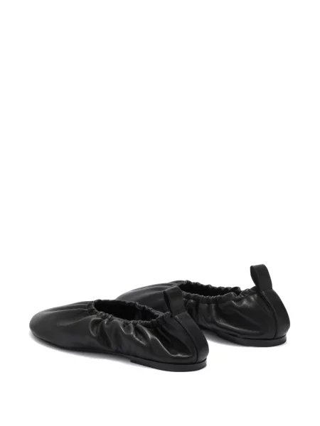 Δερμάτινος μπαλαρίνες Jil Sander μαύρο