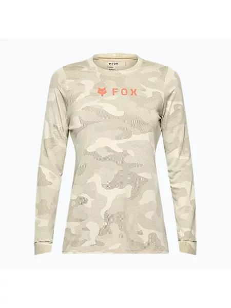 Cyklistické tričko Longsleeve Fox Racing Ranger Tru Dri W cream béžové