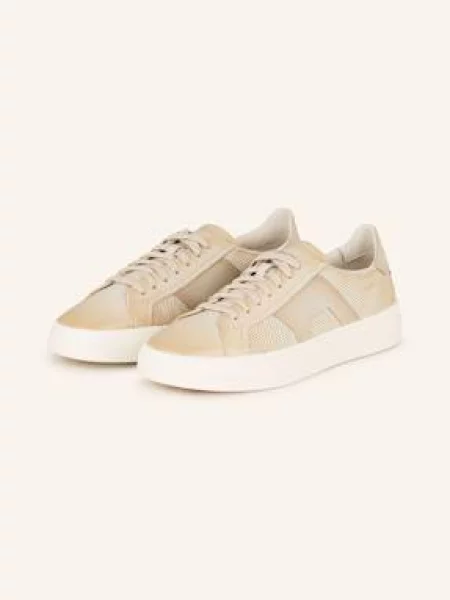 Santoni Sneakersy beige beżowe