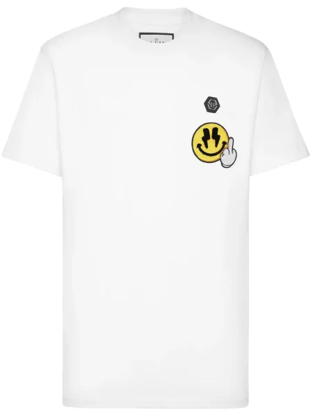 Tricou Philipp Plein alb