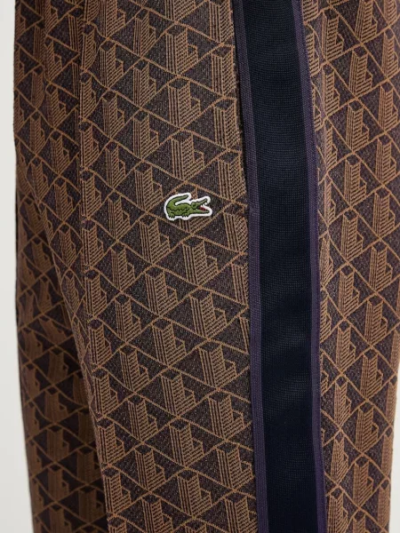 Спортивні штани Lacoste візерунок чорний