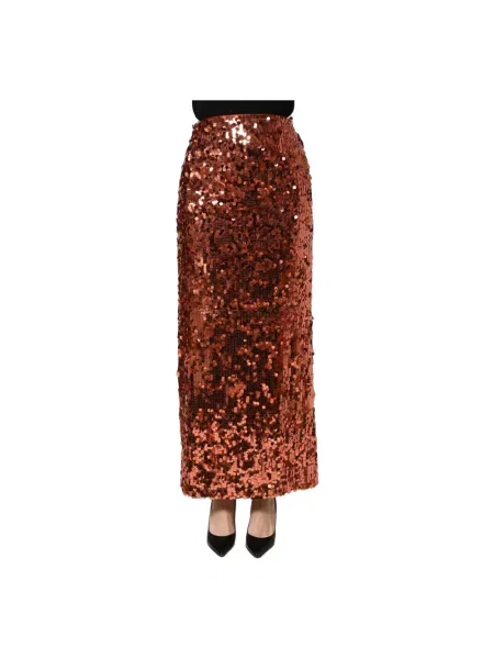 Spódnica Dolce And Gabbana brązowa