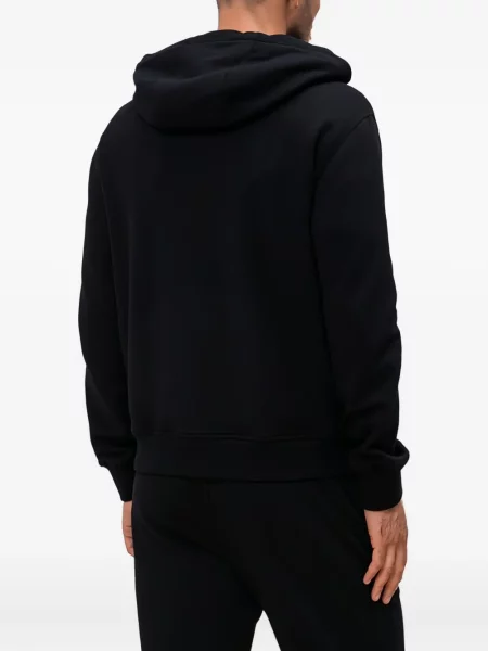 Пуловер Agnona с качулка черно