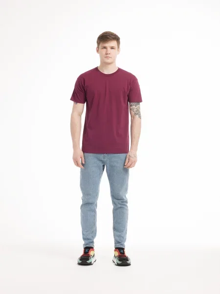 Футболка Fruit Of The Loom бордовая