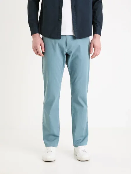 Pantaloni chino Celio albastru