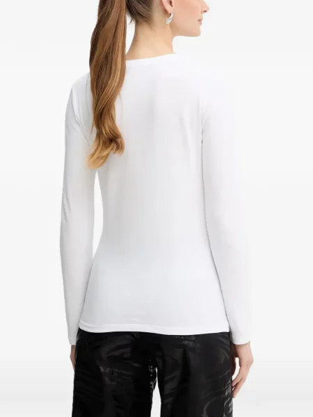 Tricou Armani Exchange cu imagine alb
