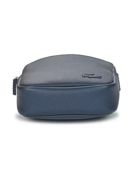 Geantă crossbody Lacoste clasică albastru