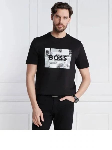 BOSS ORANGE Póló Teeheavyboss fekete