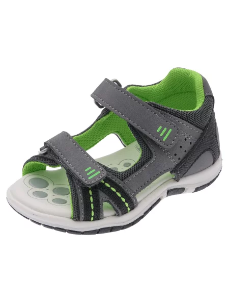 Chicco Pantofi deschiși Felce / metalic / verde neon gri