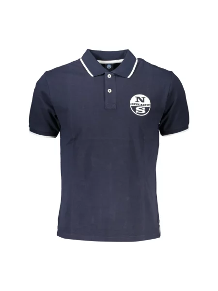 Koszulka polo North Sails z krótkim rękawem niebieska