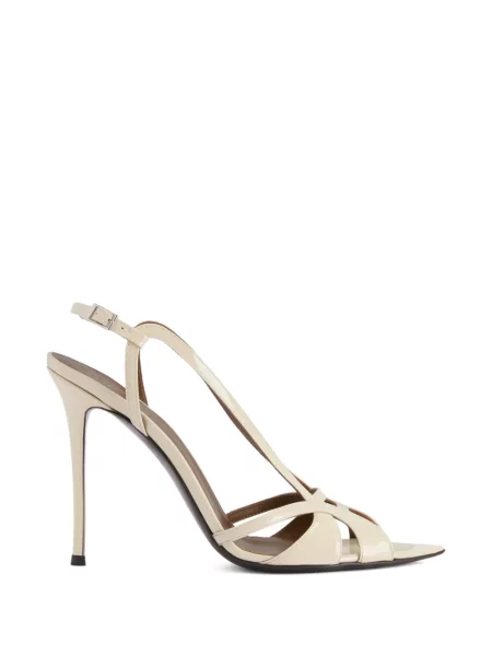 Sandale Giuseppe Zanotti din piele cu imprimeu geometric cu cataramă