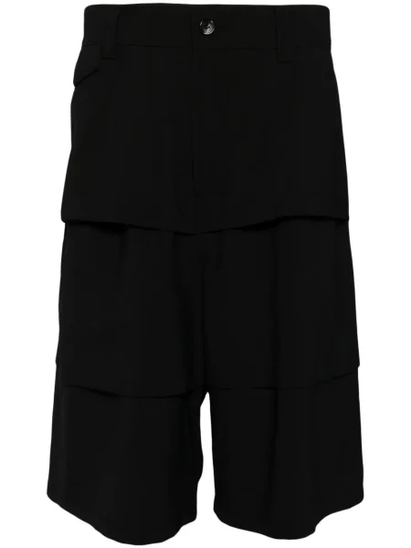 Pantaloni scurți cargo Songzio plisate negru
