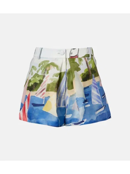 Pantaloni scurți Leo Lin de mătase