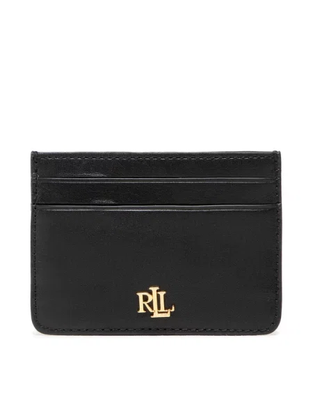Etui na karty kredytowe LAUREN RALPH LAUREN czarny