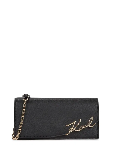 Karl Lagerfeld portofel de piele negru