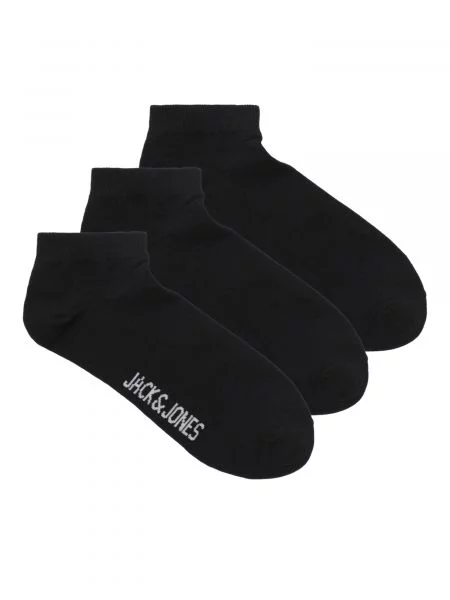 JACK & JONES Șosete LOUIS negru alb