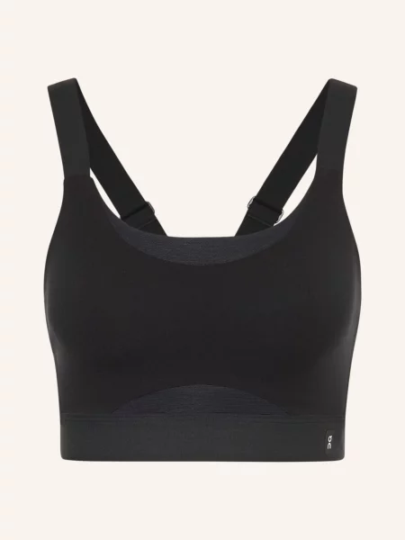 Top sportowy On z siateczką czarny