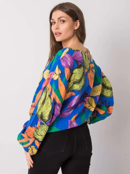 Bluză Fashionhunters albastru