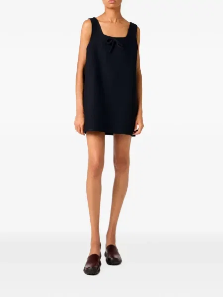Ceruit rochie Miu Miu de lână negru
