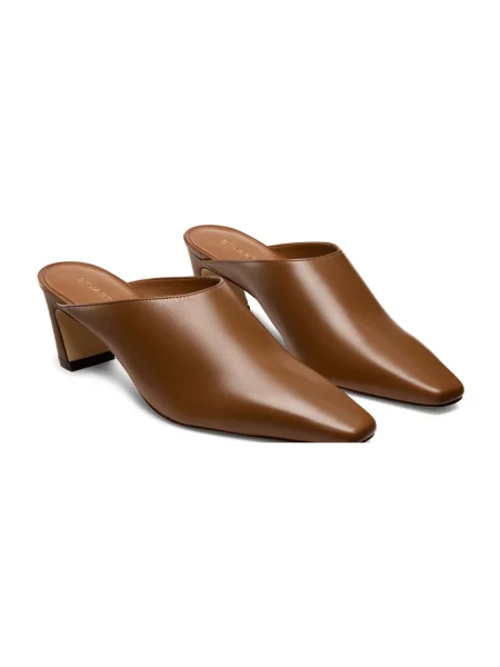 Klapki Stuart Weitzman brązowe