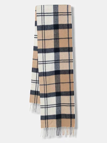Кашмирен шал Barbour бежово