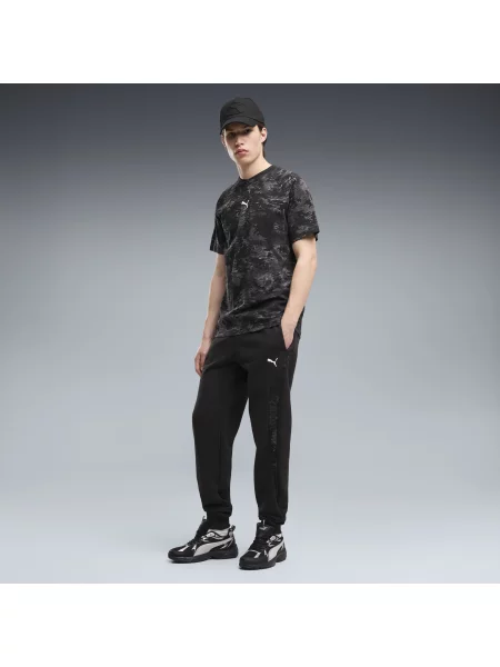 MÄ™skie spodnie dresowe PUMA Sport Camo z dzianiny OdzieÅ¼ S czarny