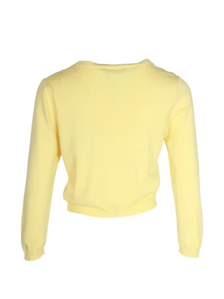 Decupat cardigan Weekend Max Mara galben