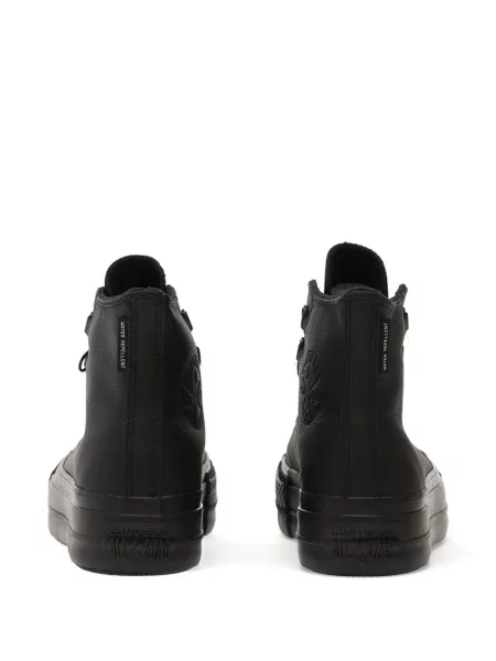 Sneakerși Converse cu platformă negru