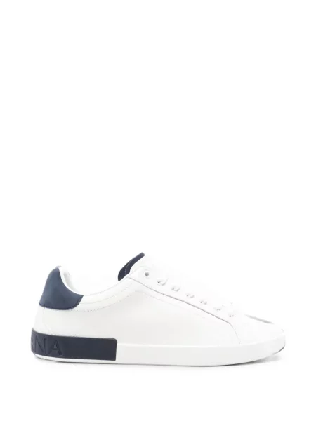Sneakerși Dolce & Gabbana cu autograf alb