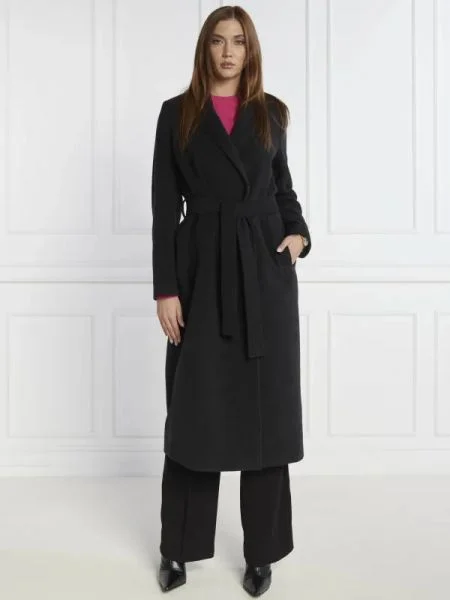 Samsøe Samsøe De lână palton gri