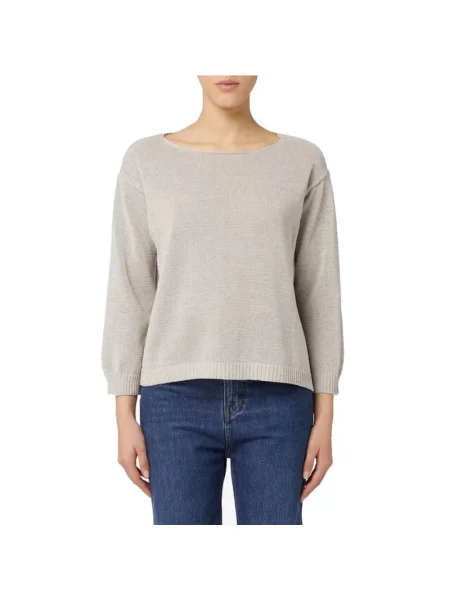 Sweter Marella biznesowy szary