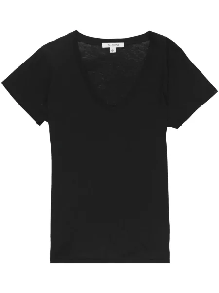 Tricou Nili Lotan cu decolteu în V negru