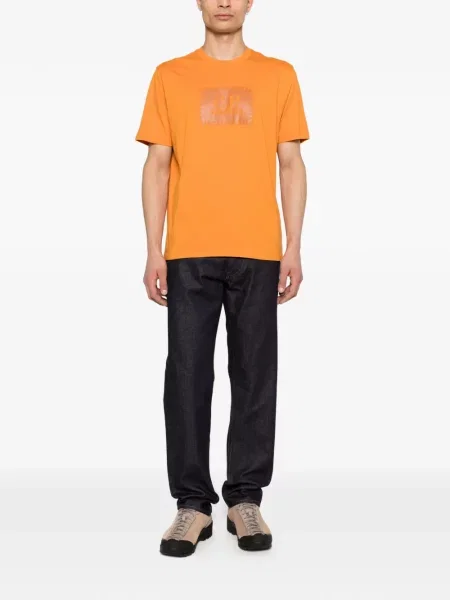 Tricou C.p. Company cu autograf portocaliu