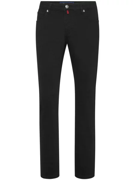 Traperice ravnih nogavica Billionaire crna