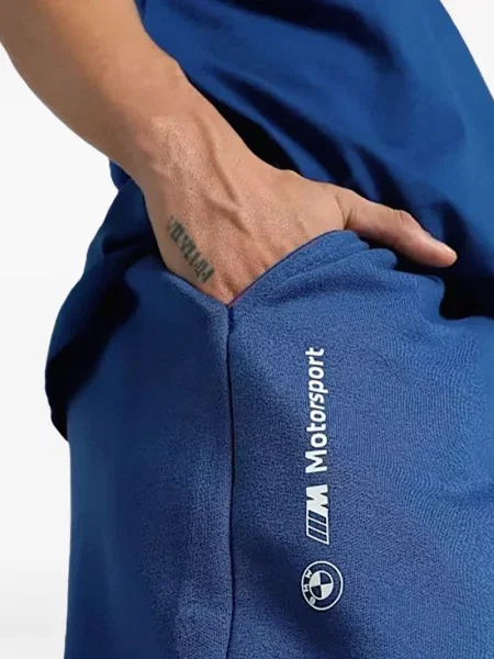 Pantaloni Puma cu autograf albastru