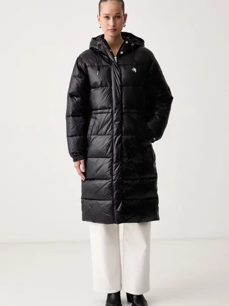 Calvin Klein Jeans prošívaná bunda černá