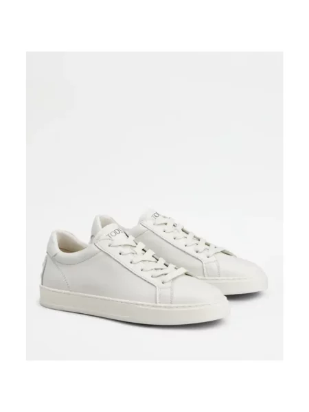 Sneakersy Tod's skórzane białe