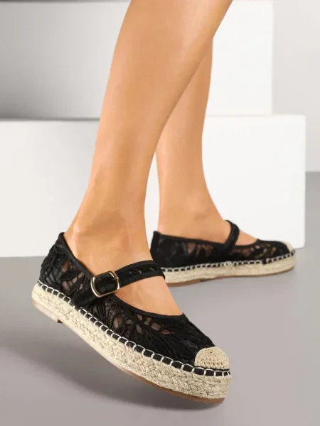 Espadrile Tatonia negre