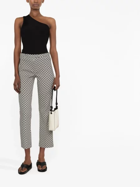 Žakardinis kelnės 's Max Mara juoda