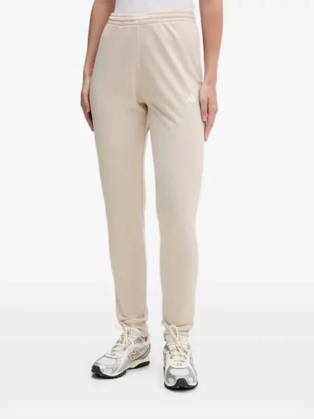 Komplet dresowy Adidas koronkowy sznurowany w paski różowy