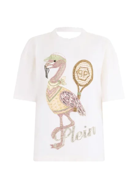 Tricou Philipp Plein alb