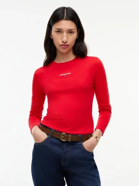 Tommy Jeans Tričko červená