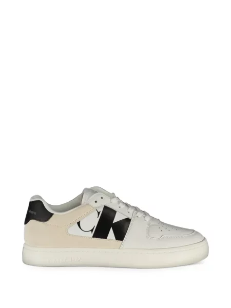 Sneakerși Calvin Klein cu imagine alb
