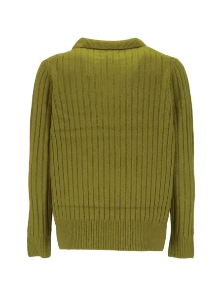 Gulerat tricou polo Keeling verde