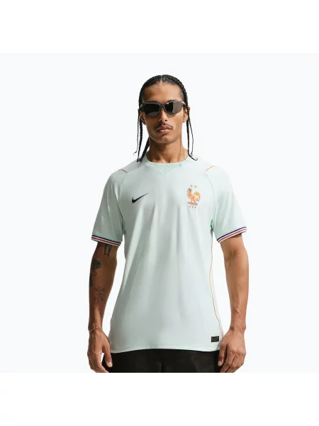 Koszulka piłkarska Nike FFF Stadium Away igloo/monarch/monarch niebieska