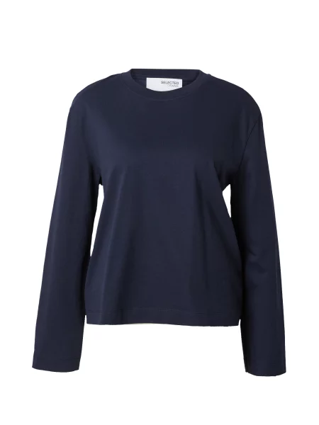 SELECTED FEMME Tricou ESSENTIAL bleumarin