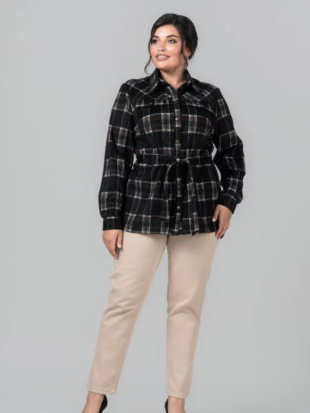 Сорочка All Posa чорний