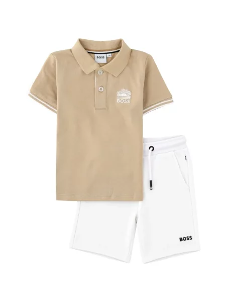 Koszulka polo dziecięca Bosswear biała