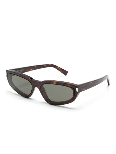 Okulary przeciwsłoneczne Saint Laurent Eyewear brązowe
