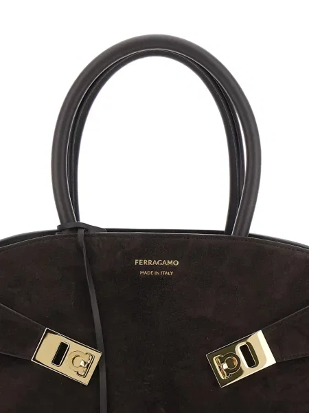 Geantă Ferragamo maro